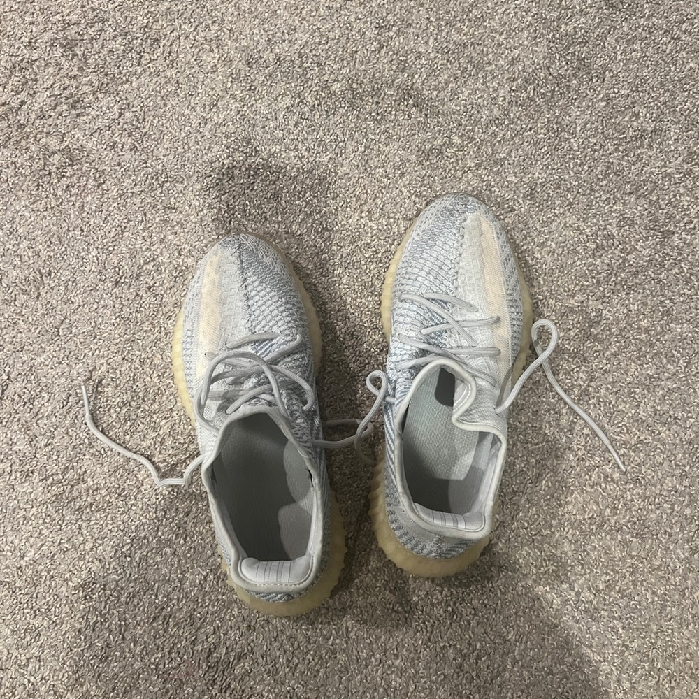 adidas Gray and Cream Athletic Shoes